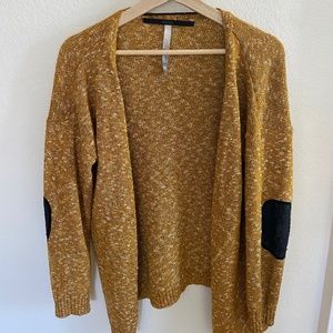 Oversized athletic cardigan